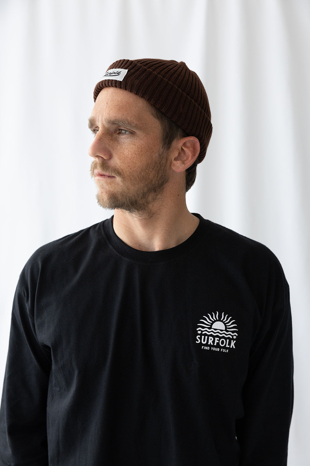 Coastal Beanie - Rust